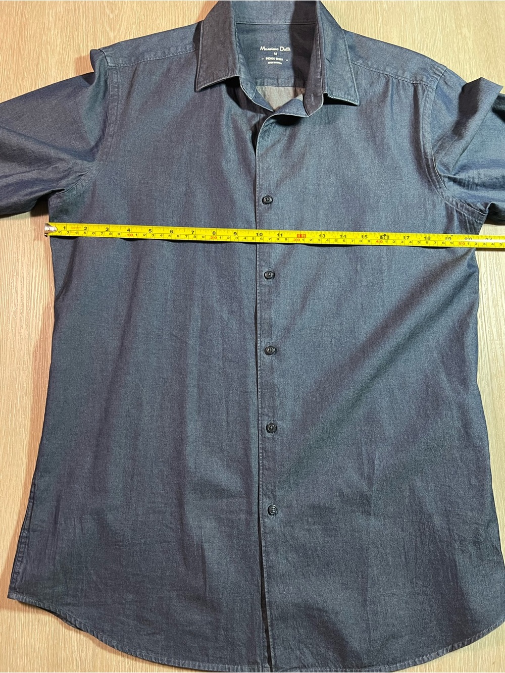 Massimo Dutti Men's “Indigo Shirt” Button-Up Minimalist Dress Shirt - Picture 6 of 8